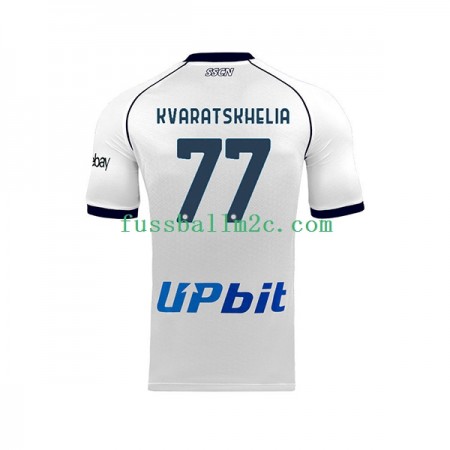 Fußballtrikots SSC Neapel Khvicha Kvaratskhelia 77 Auswärts Trikotsatz 2023-2024 Fußballtrikots SSC Neapel Khvicha Kvaratskhelia 77 Auswärts Trikotsatz 2023-2024